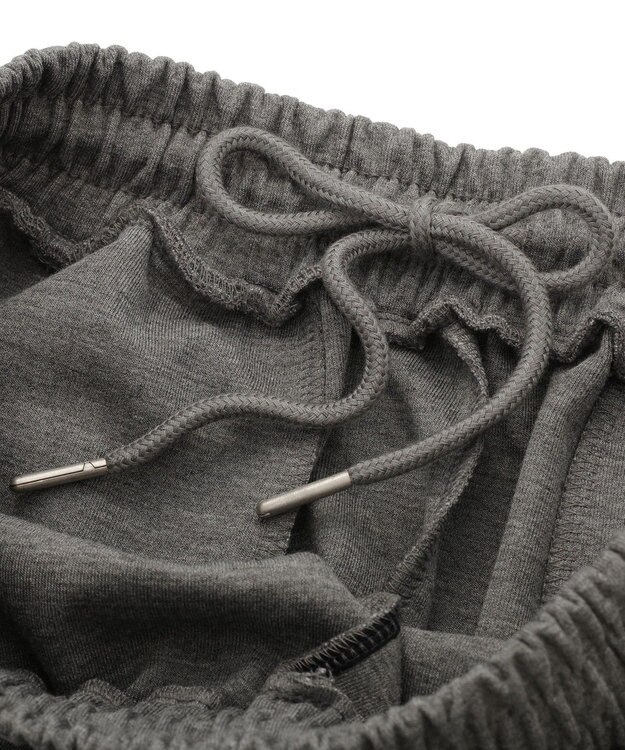 earth music&ecology イージーコクーンパンツ Dark Gray Mixture