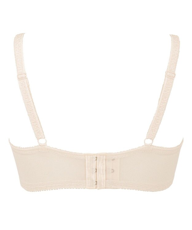 BRADELIS New York 【BRADELIS New York/ 育乳補整ブラ・STEP2 寄せる】ローズステップ2ブラ24A1  谷間を作ってキープする補正ブラ アイボリー