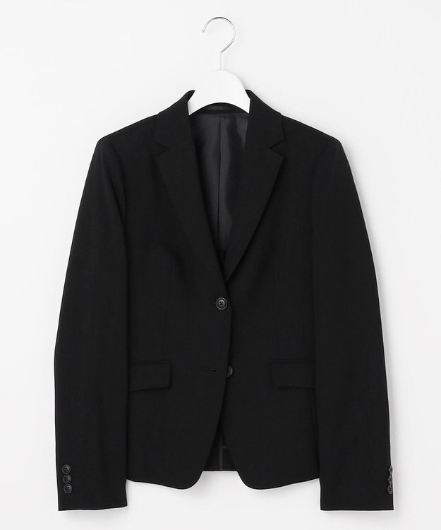 J.PRESS LADIES S 【リクルート対応】セラータカームスキン テーラード ジャケット ブラック系