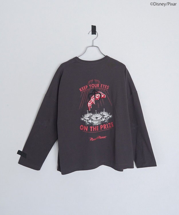 AMERICAN HOLIC Pizza Planet エイリアン/ロングTシャツ Charcoal Gray