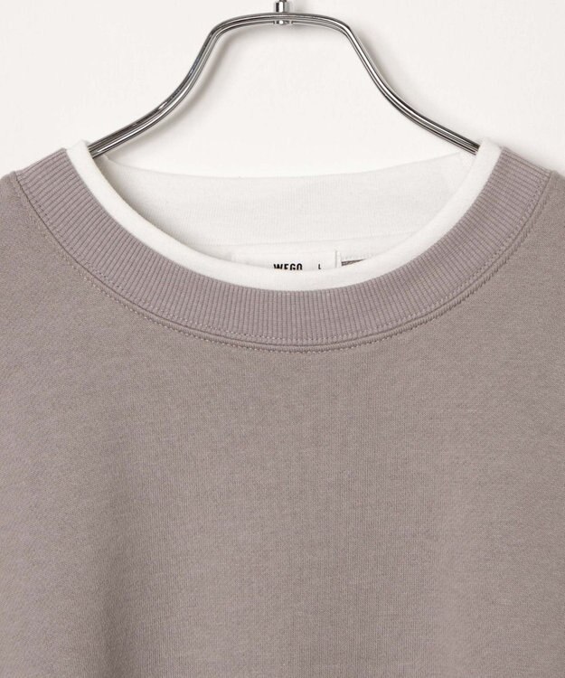 WEGO フェイクレイヤードプルオーバー ベージュ