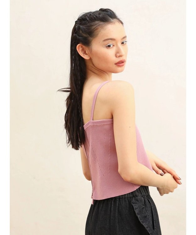 Green Parks ■ＥＳＣＡＲ　２ｗａｙ　ｗーｚｉｐ　ニットキャミ Pink