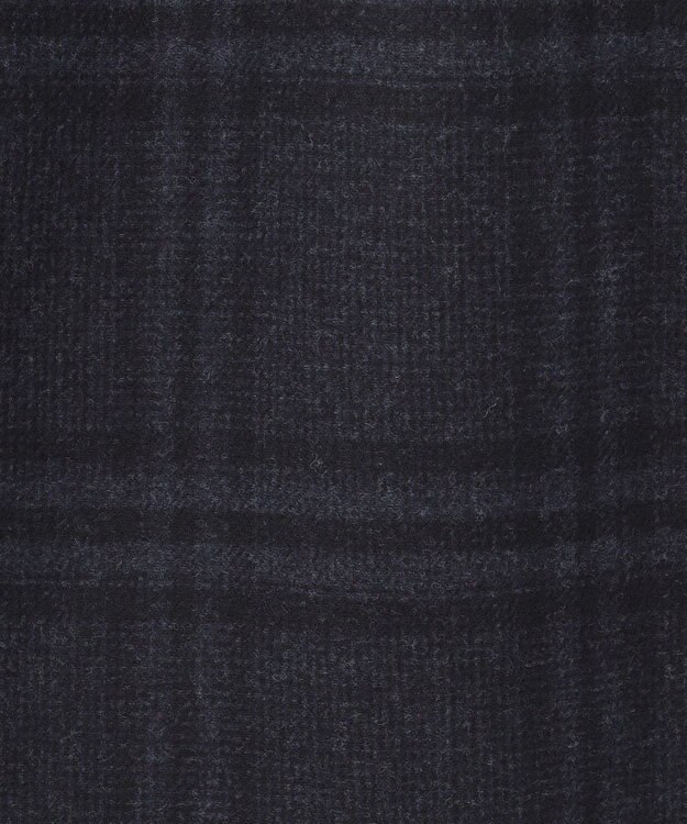 JOSEPH HOMME PLAID MELTON COAT ネイビー系3