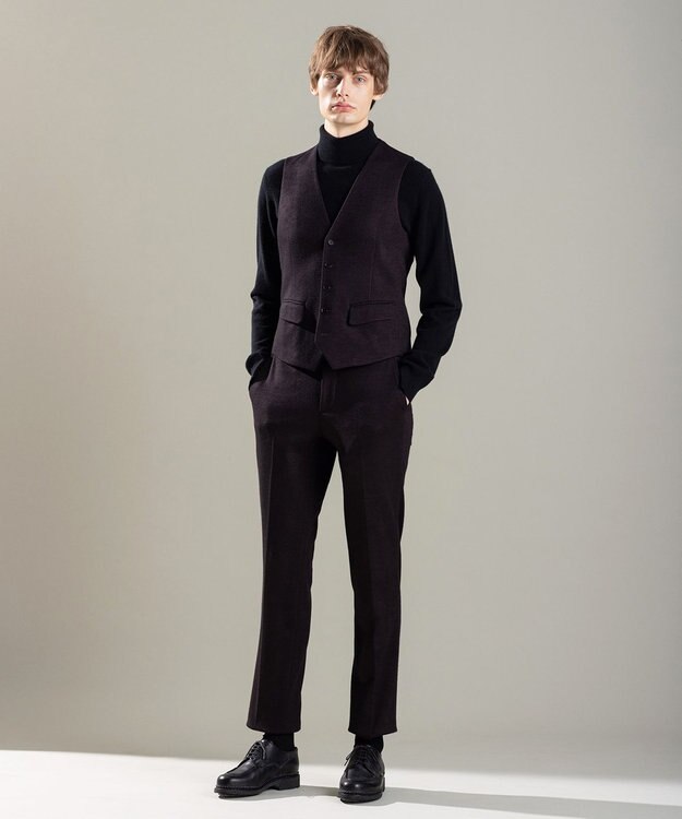 JOSEPH HOMME ドビージャージー　ジレ ダークブラウン系