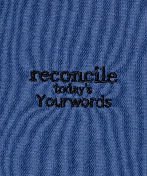 WEGO ハーフジップショートスウェット ブルー