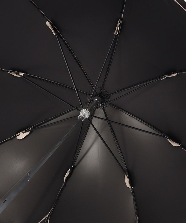 MOONBAT 【フルラ （FURLA）】晴雨兼用日傘 長傘 バイカラーロゴ刺繍 一級遮光 UV ベージュ