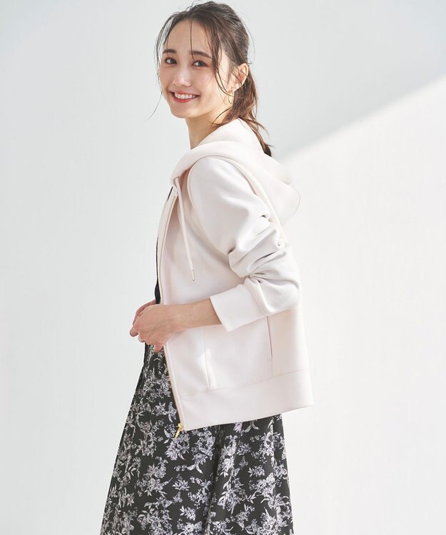 ANY SIS L 【洗える】ダンボール パーカー アイボリー