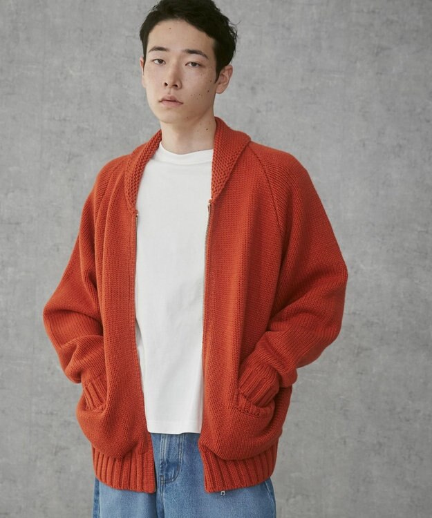 WEGO 【ユニセックス着用ITEM】カウチンニットカーディガン