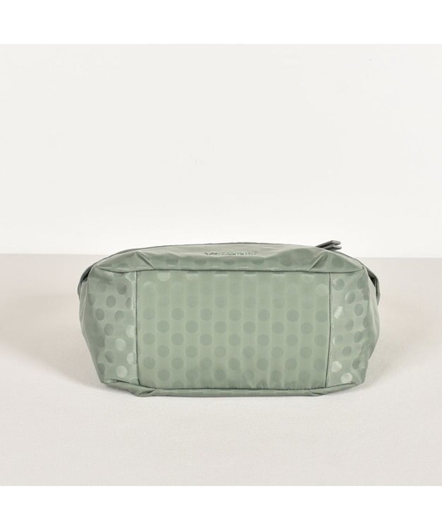 Y'SACCS PolkaDots口折れミニトート ライトグリーン
