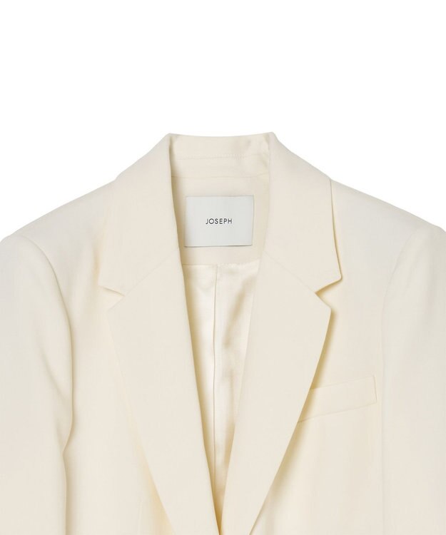 JOSEPH 【FOUNDATIONS】コンフォートキャディー　シングルブレストジャケット Ivory