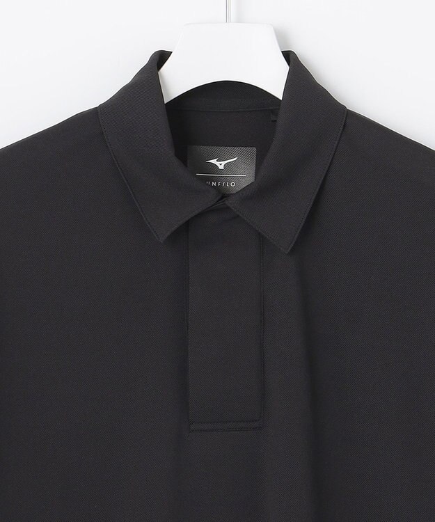 UNFILO 【ミズノ×UNFILOコラボ】ソーラーカット ポロシャツ ブラック