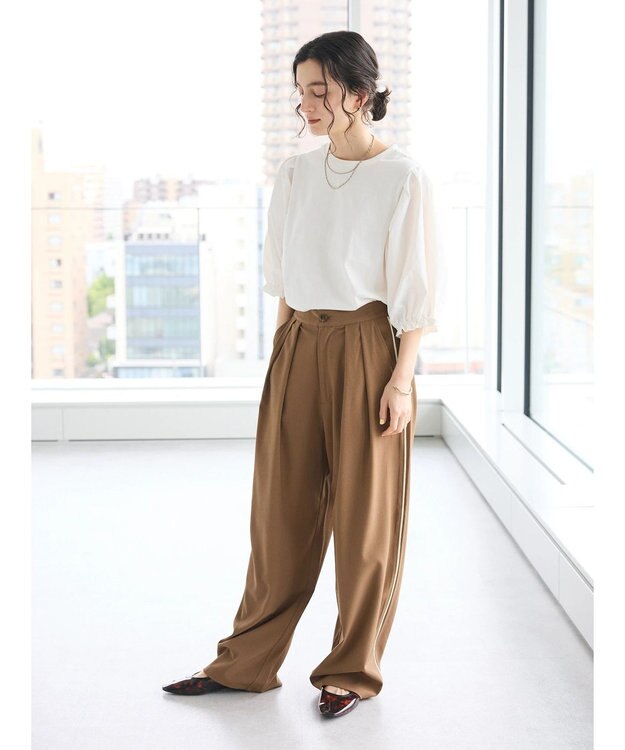 CRAFT STANDARD BOUTIQUE 袖ドロストプルオーバー Off White