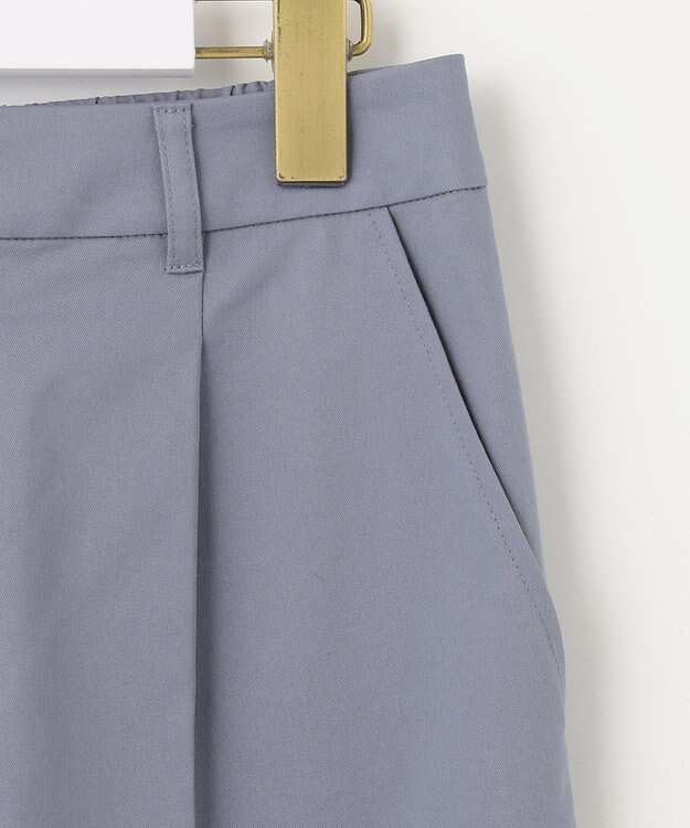 ANY SIS 【UVケア・接触冷感・撥水】クールタッチミラクルガード テーパード パンツ ライトブルー