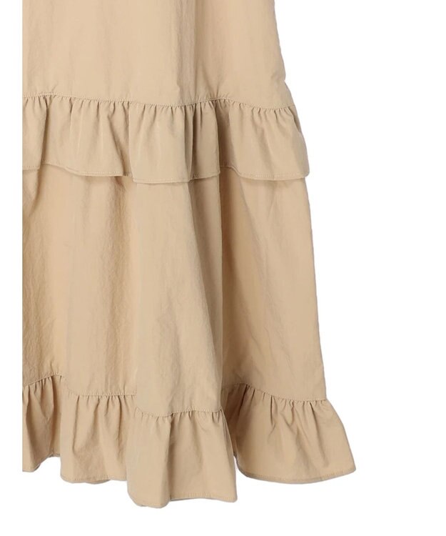 earth music&ecology ティアードキャミワンピース Beige