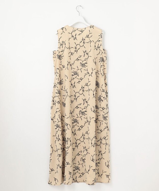 23区 【Indian Factory】フラワーエンブロイダリー ワンピース ベージュ系