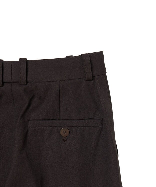 JOSEPH ギャバジンストレッチ ワイドレッグトラウザーズ YUKIO Cocoa