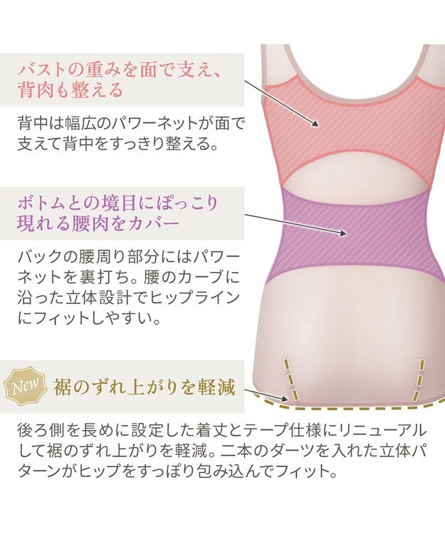 BRADELIS New York 【BRADELIS NewYork peace】ハートフルカップカシュクールブラキャミソール23 新作 ローズベージュ