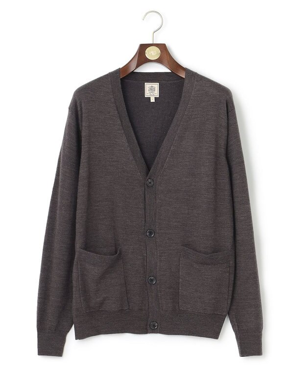 J.PRESS MEN 【一部店舗限定】Ｖネックカーディガン グレー系