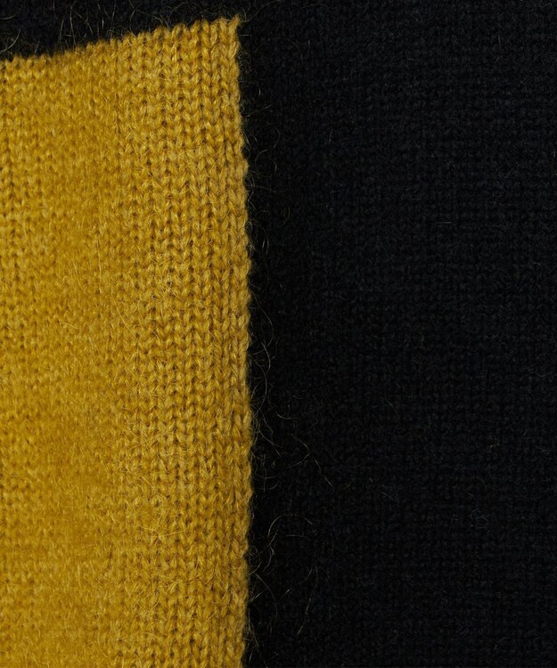 JOSEPH 【洗える】オーバーレイウールニット Smoke combo