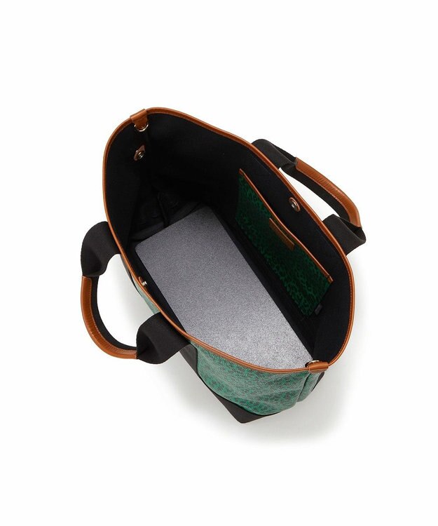 TOPKAPI 【Breath TOPKAPI】SCOTCH GRAIN スコッチグレイン ネオレザー A4トートバッグ レオパード グリーン