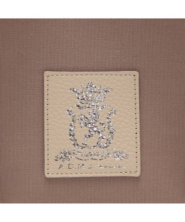 A.D.M.J. 【ファブリック】オフィサー/イタリアンファブリックヘリ巻きトートS アッシュ