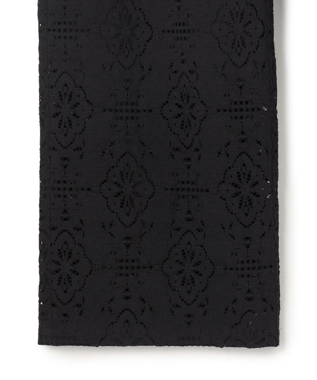 23区 【先行予約】ラッセルオーナメントレース ワイド パンツ ブラック系