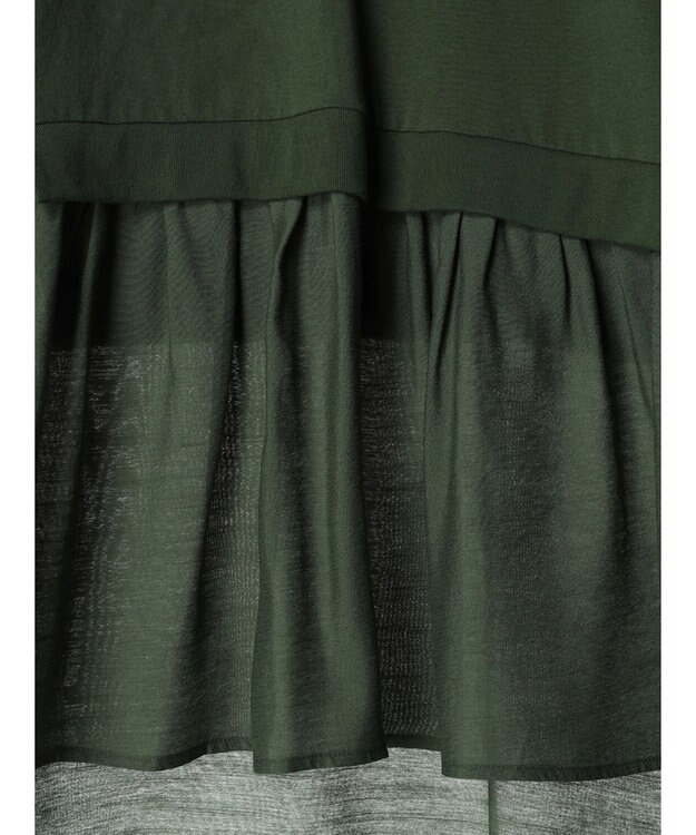 Green Parks カットドッキングフレアラインプルオーバー Green