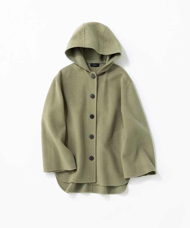 JOSEPH ウーループ　フーディーコート Moss