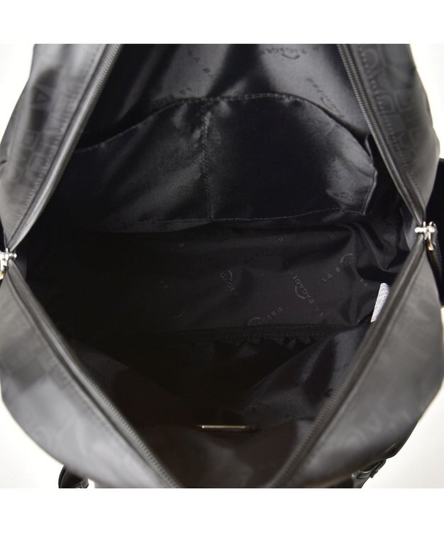 LA BAGAGERIE モノグラムデイリーバックパック ブラック
