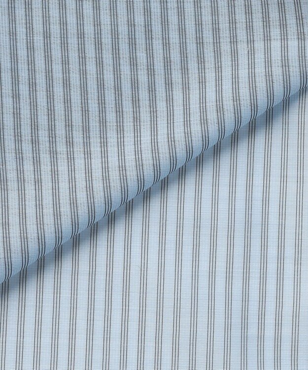 J.PRESS LADIES シアーピンストライプ カットソー サックスベース系