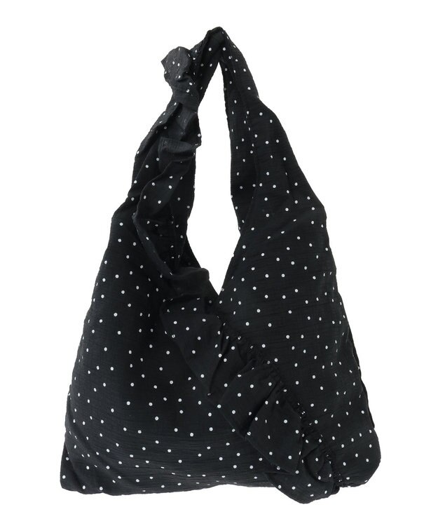 earth music&ecology 【予約】フリルトライアングルバッグ ブラック