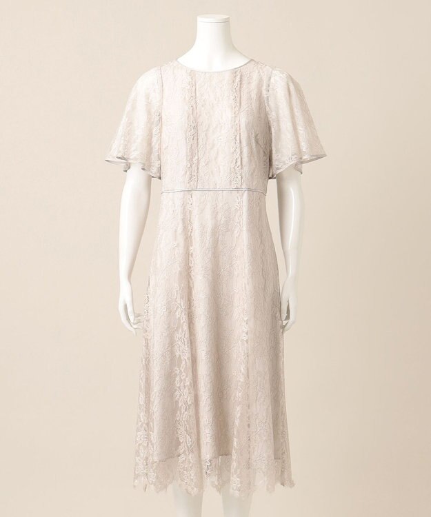 23区 【APPLAUDIR】エアリーレース ドレス フロスト