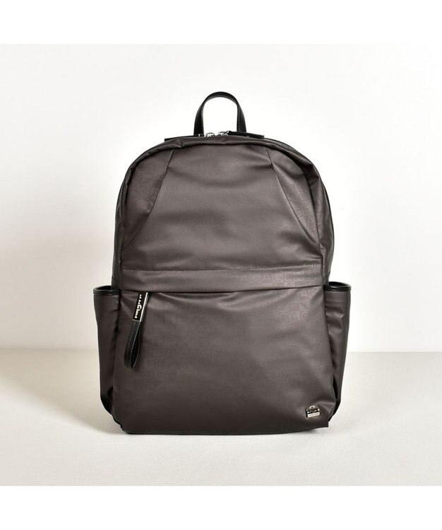 LA BAGAGERIE モノグラムデイリーバックパック ガンメタリック