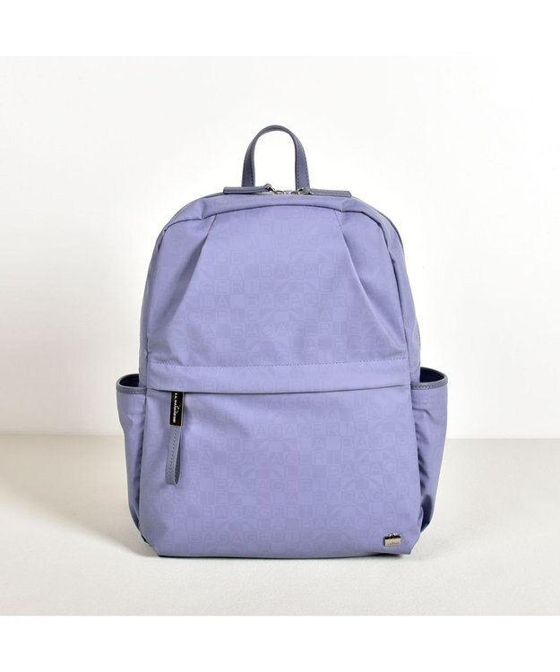 LA BAGAGERIE モノグラムデイリーバックパック ブルー