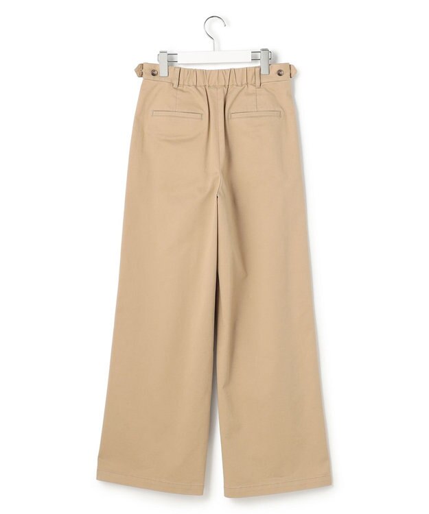 23区 S 【先行予約】ストレッチギャバ チノ ワイド パンツ ベージュ系