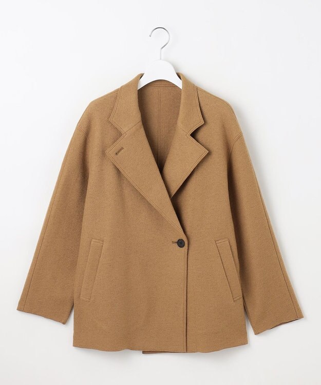 23区 L コンプレストパイル ライトアウター キャメル系