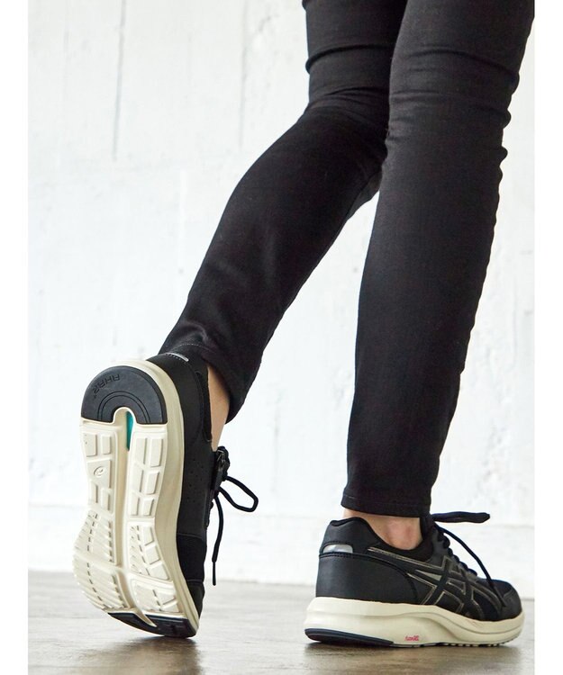 ASICS WALKING ゲルファンウォーカー W054 3E相当 ブラック系