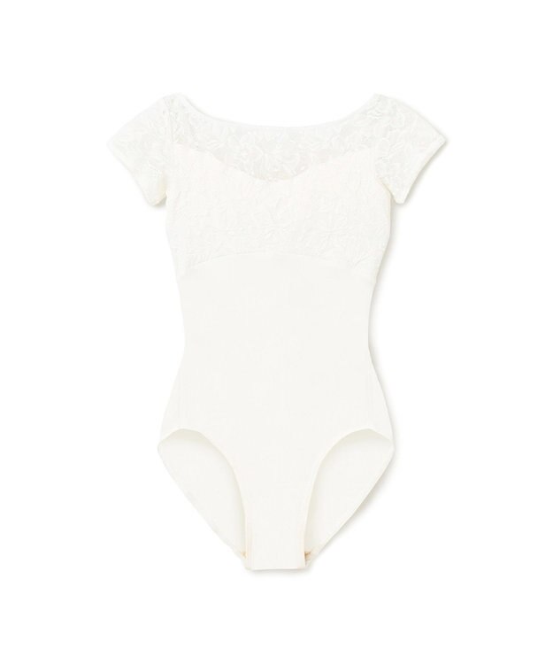 Chacott 【MAY NAGAHISA】キャップスリーブレオタード オフホワイト