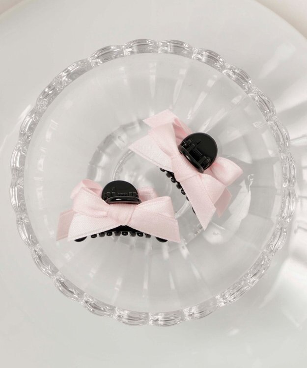 WEGO 【2点セット】L2Pアソートリボンクリップ ライトピンク