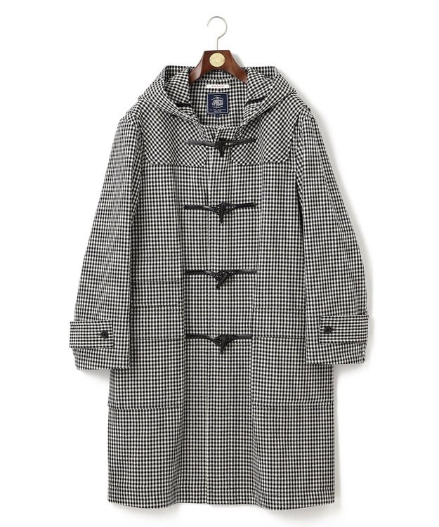 J.PRESS MEN 【J.PRESS ORIGINALS】JAPAN T/W TWEED CHANGE POCKETS DUFFLE COAT / JAPAN MADE ブラック系3