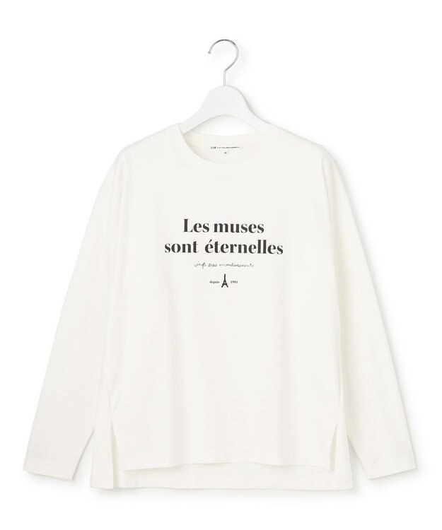 23区 【洗える】ミューズ ロゴTシャツ ホワイト系