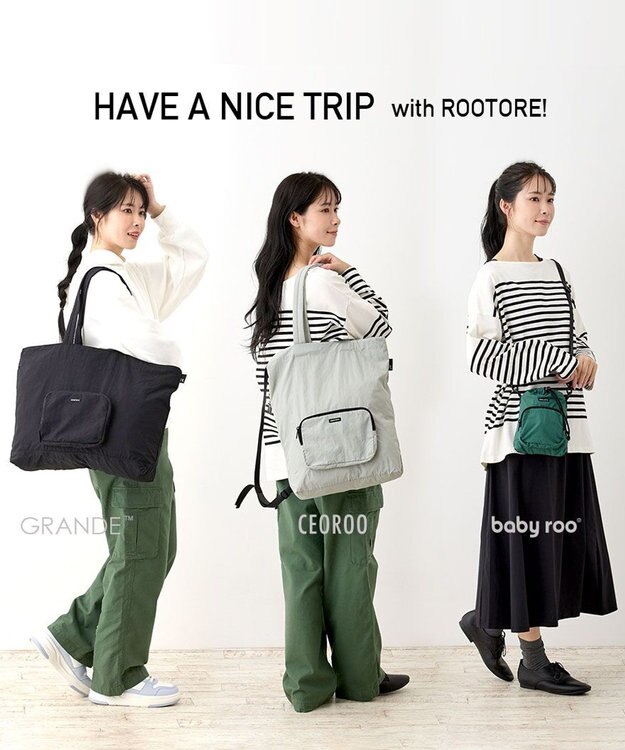 ROOTOTE 1315【撥水-コンパクト】SN.セオルーデルタ.パッカブル-B 02：グレー