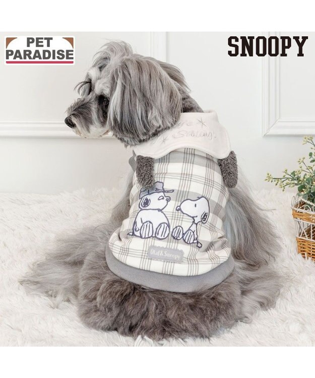 PET PARADISE スヌーピー シブリングス トレーナー 《グレー》 小型犬 グレー