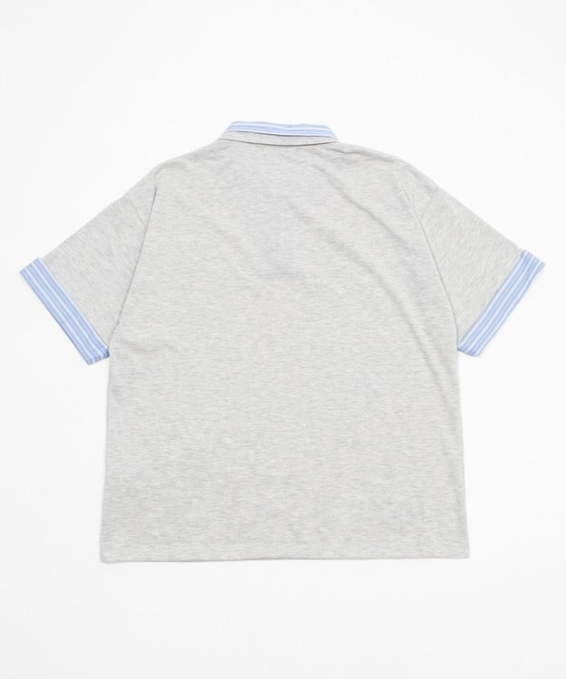 WEGO 【ユニセックス着用ITEM】シャツレイヤードT（SS） グレー