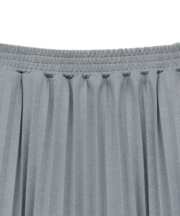 Green Parks ・Ｐｅｔｉｔ　Ｆｌｅｕｒ　ラメプリーツスカート Green