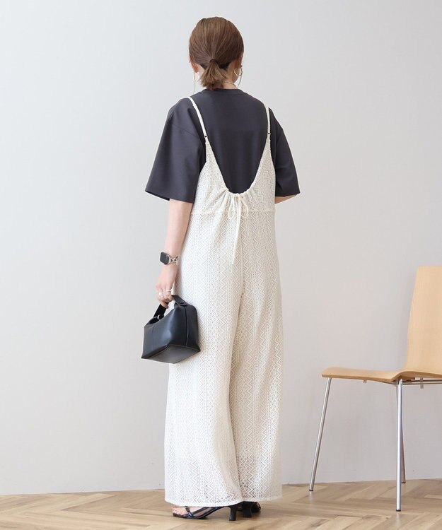 AMERICAN HOLIC レースキャミサロペット【WEB限定カラー有り】 Ivory