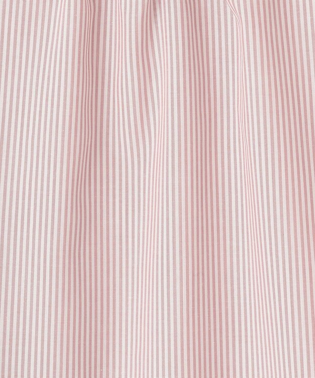 ANY SIS S 【洗える】フェイクパールストライプ ブラウス ピンクストライプ