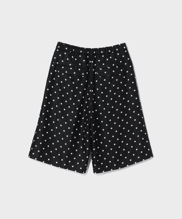 GRACE CONTINENTAL ドットハーフパンツ ブラック