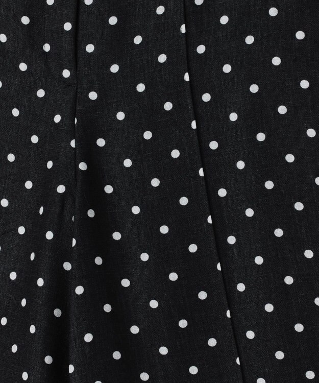 GRACE CONTINENTAL ドットハーフパンツ ブラック