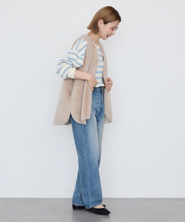 AMERICAN HOLIC 【選べる丈】ファーベスト Ivory